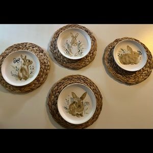 Bunny salad plates